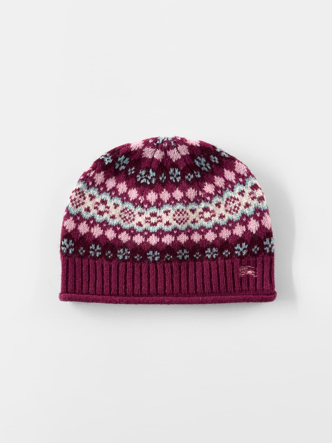 빈티지 버버리 런던 페어 아일 니트 비니 상품이미지2