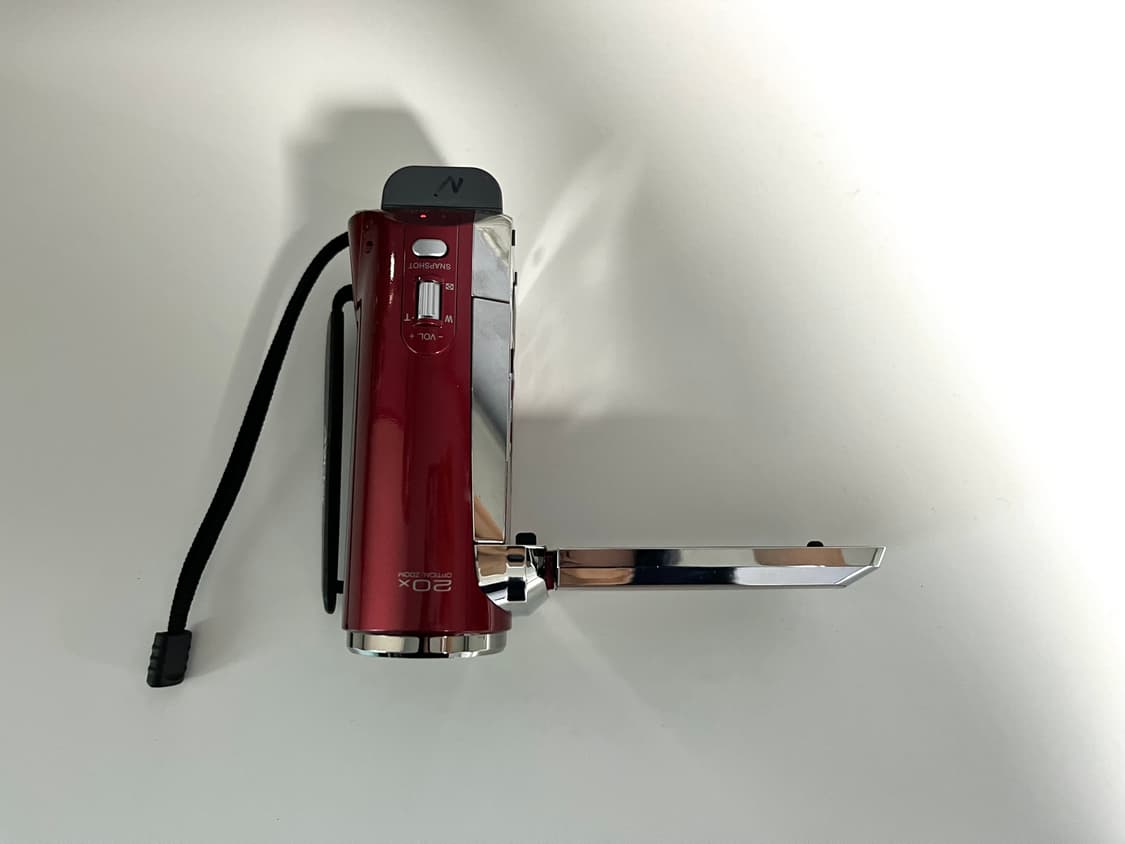 빈티지 색감 끝판/ Jvc gz hm110 빈티지 캠코더 레드 상품이미지4