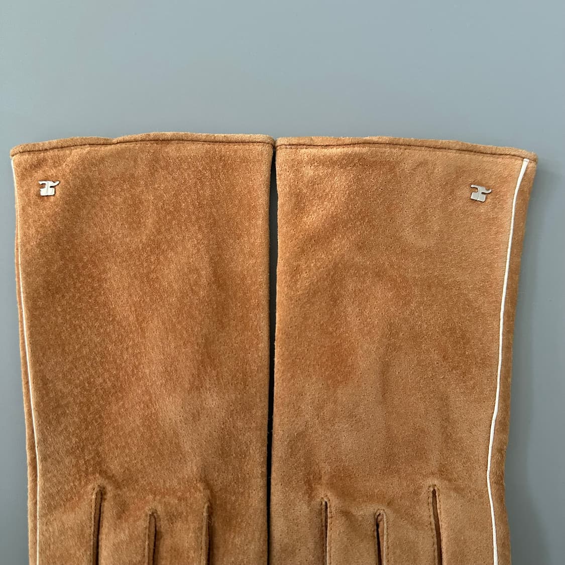 꾸레쥬 courreges 가죽 로고 장갑 상품이미지4