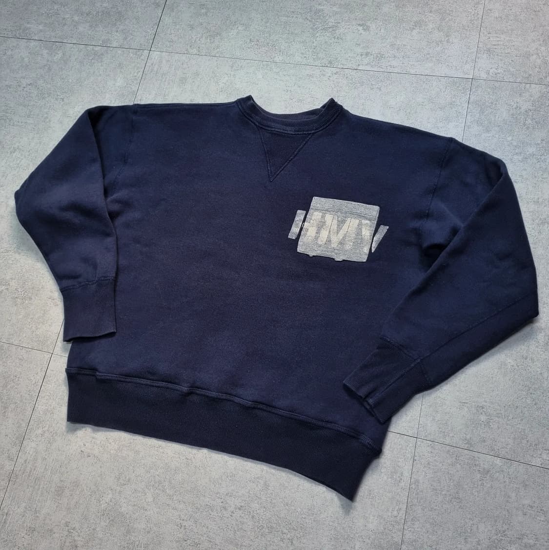 웨어하우스 포켓 네이비 스웻셔츠 40 sz 상품이미지6