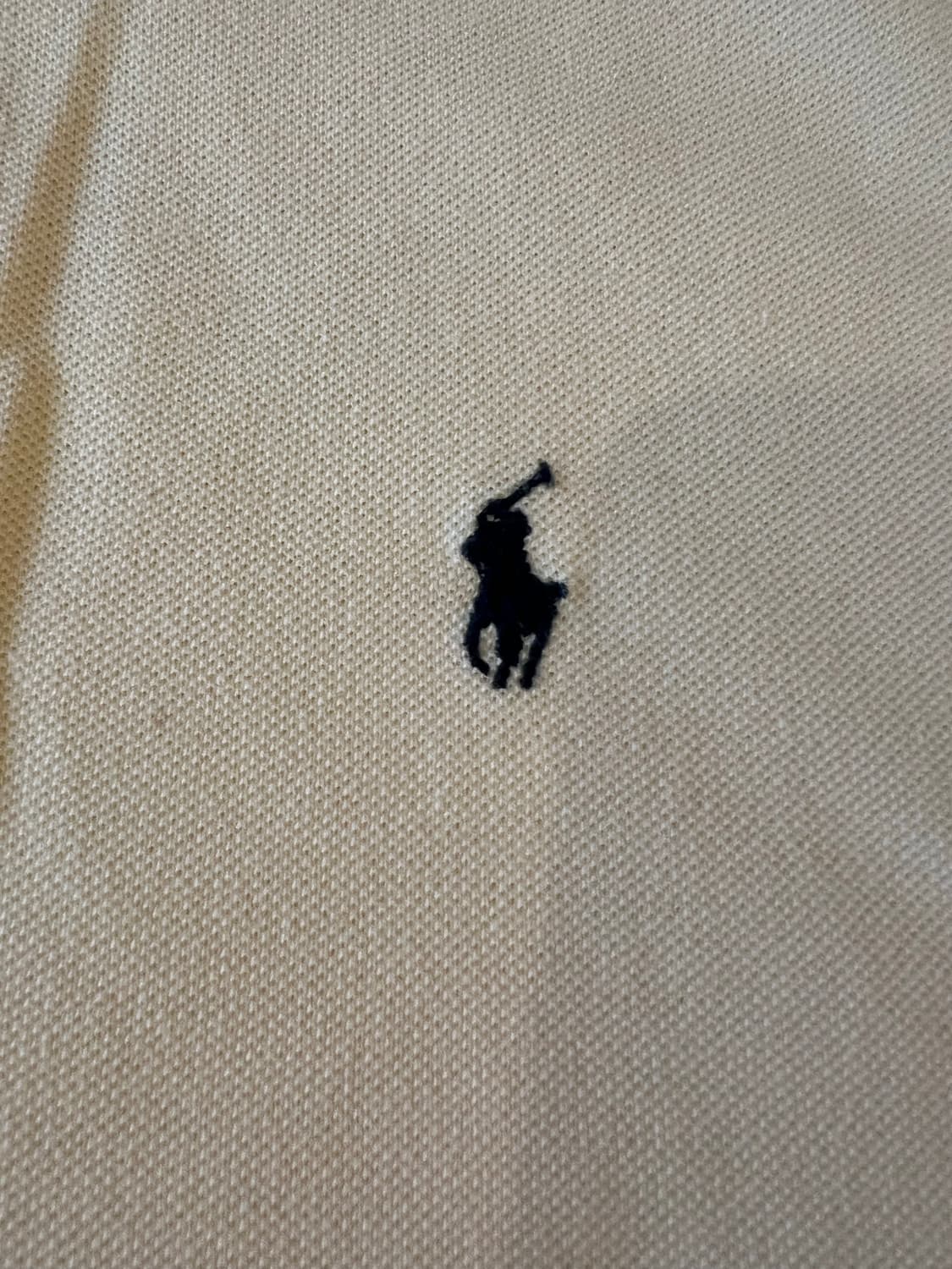 폴로 랄프 로렌　옐로우 반팔 카라 티셔츠 상품이미지2