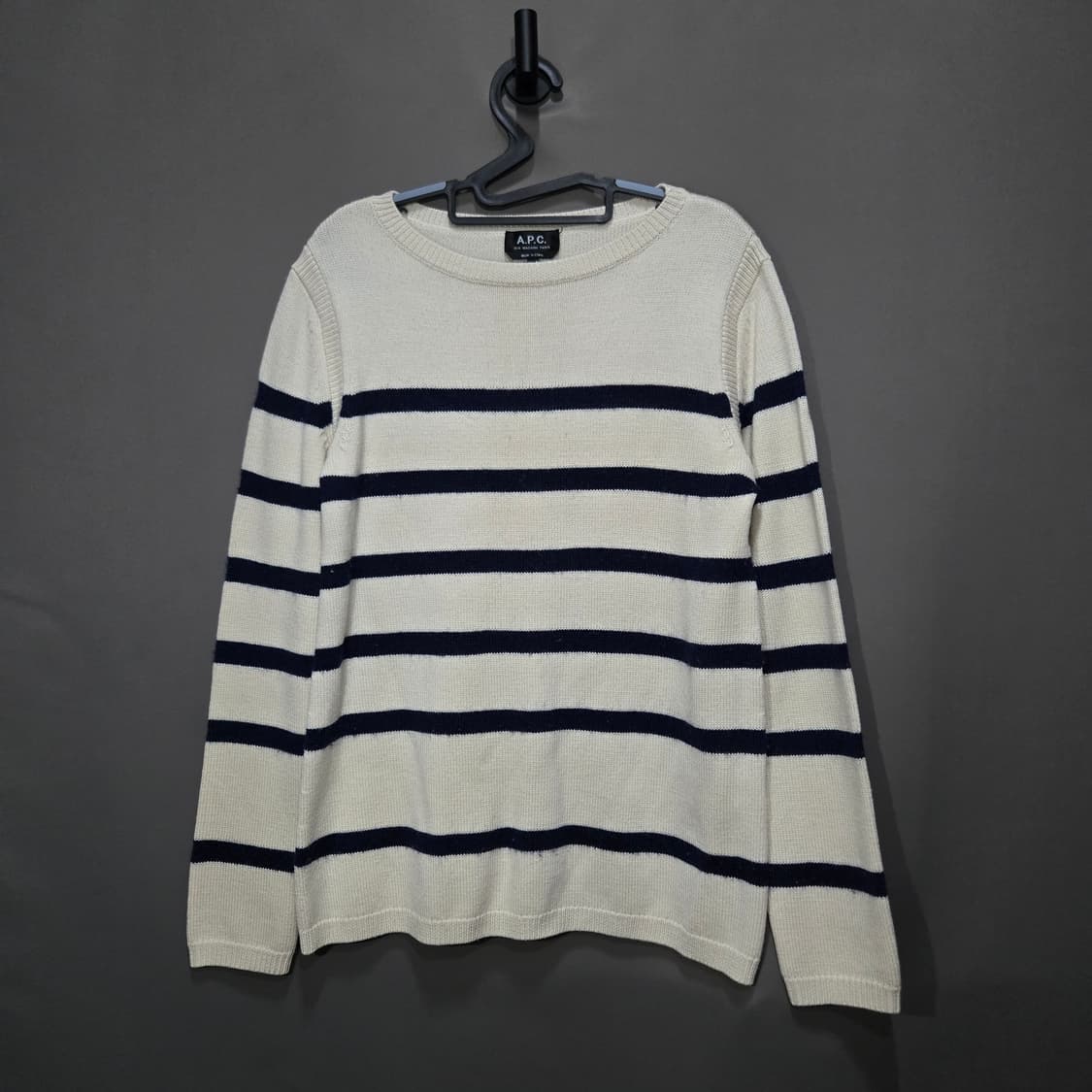 A.P.C 아페쎄 스트라이프 긴팔 니트티 상품이미지1