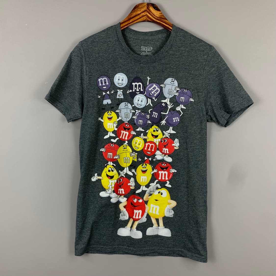 Vintage 빈티지 m&m 차콜 반팔 티셔츠  상품이미지2