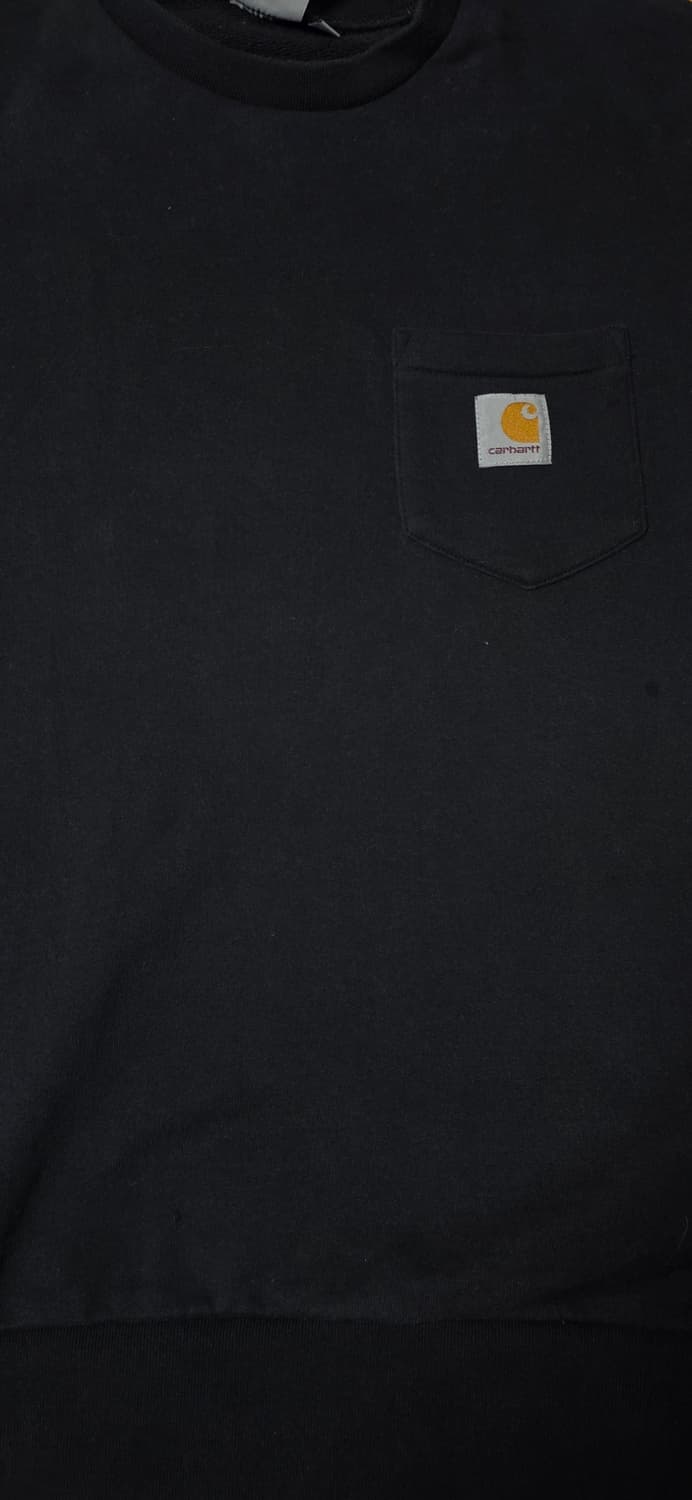 칼하트 포켓 스웨트셔츠 블랙 XS 상품이미지5