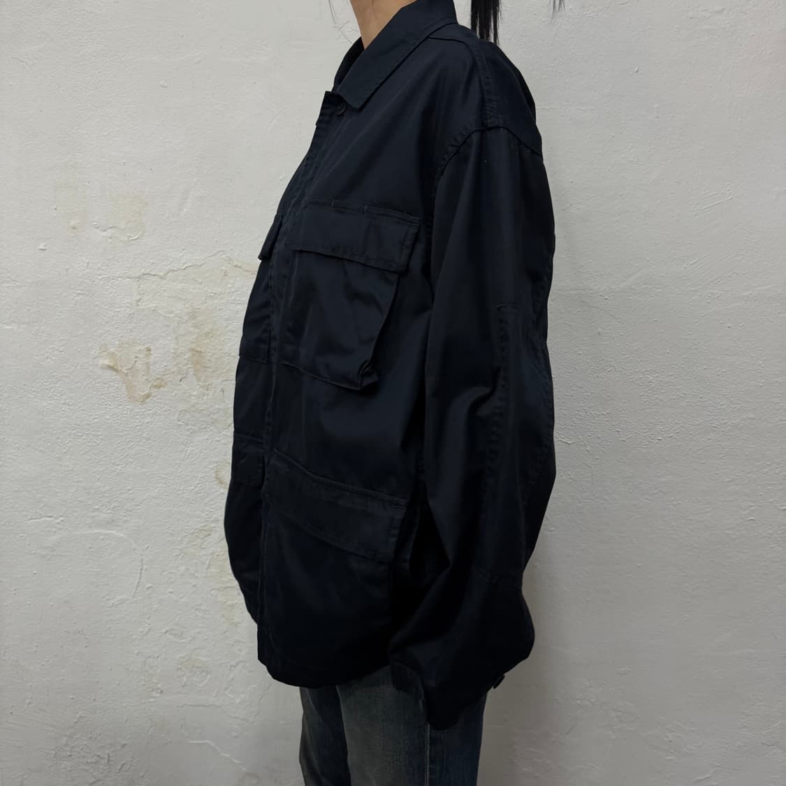 빔즈(B:MING by BEAMS) 블랙컬러 코튼 BDU 필드 자켓 상품이미지2