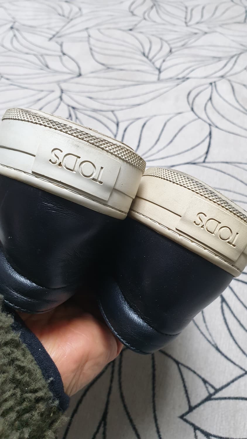 토즈 블랙 더블T 가죽 여성 슬립온 37 235~40 상품이미지8