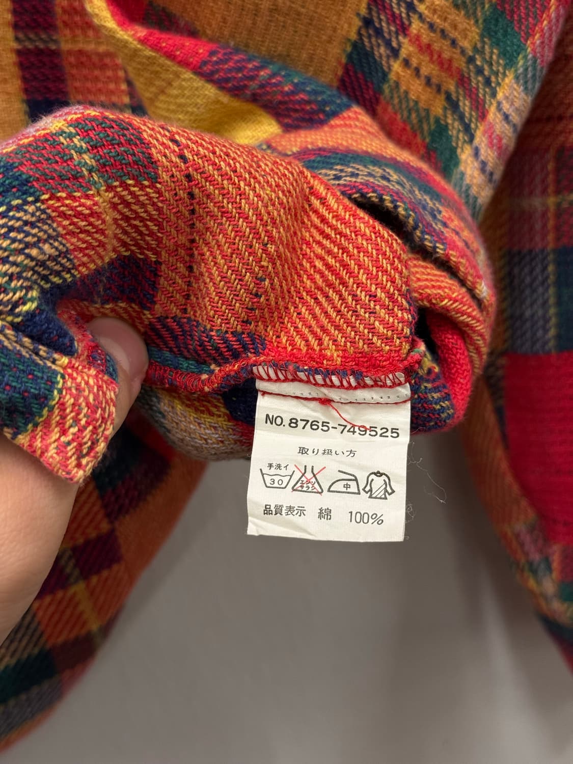 L) Made in India Cotton Patchwork Shirt 상품이미지7