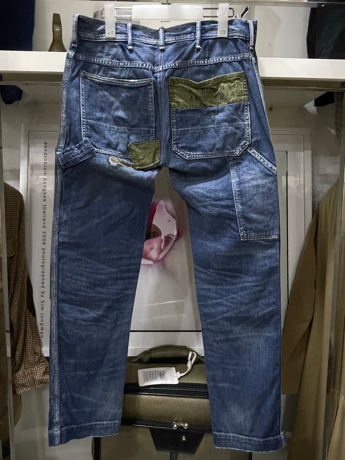 폴로랄프로렌/밀리터리패치 드스트레스드 데님청바지 상품이미지2