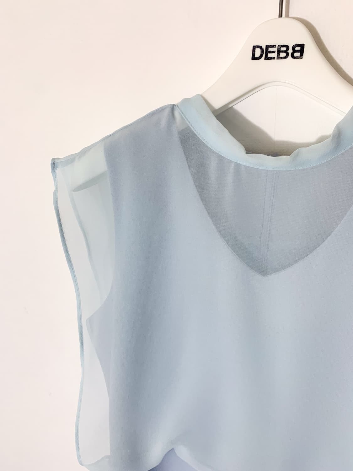 JI- SOO 하늘색 원피스 상품이미지5