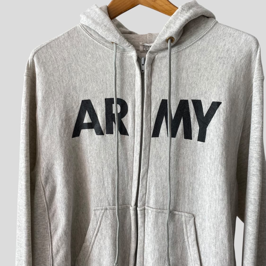 (M)미군 ARMY 스웨트 후드집업 상품이미지2