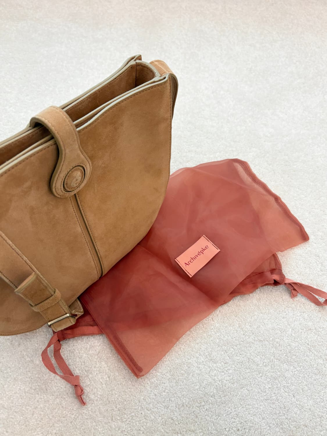 아카이브앱크 스웨이드 호보백 상품이미지6