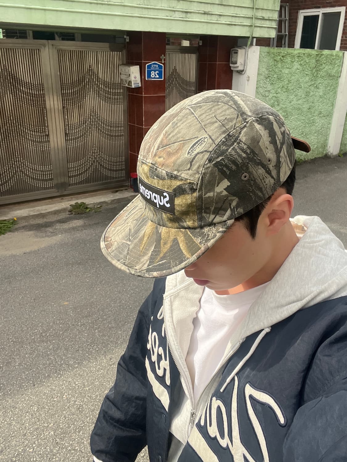 슈프림 워시드 치노 트윌 캠프캡 리얼트리 하드우즈 카모 - 25ss 상품이미지2