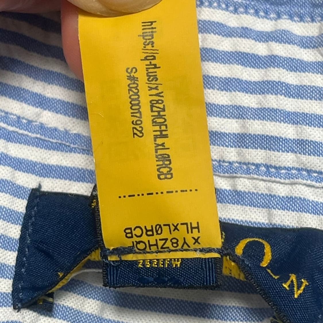 POLO BOYS 셔츠 블루 L 상품이미지8