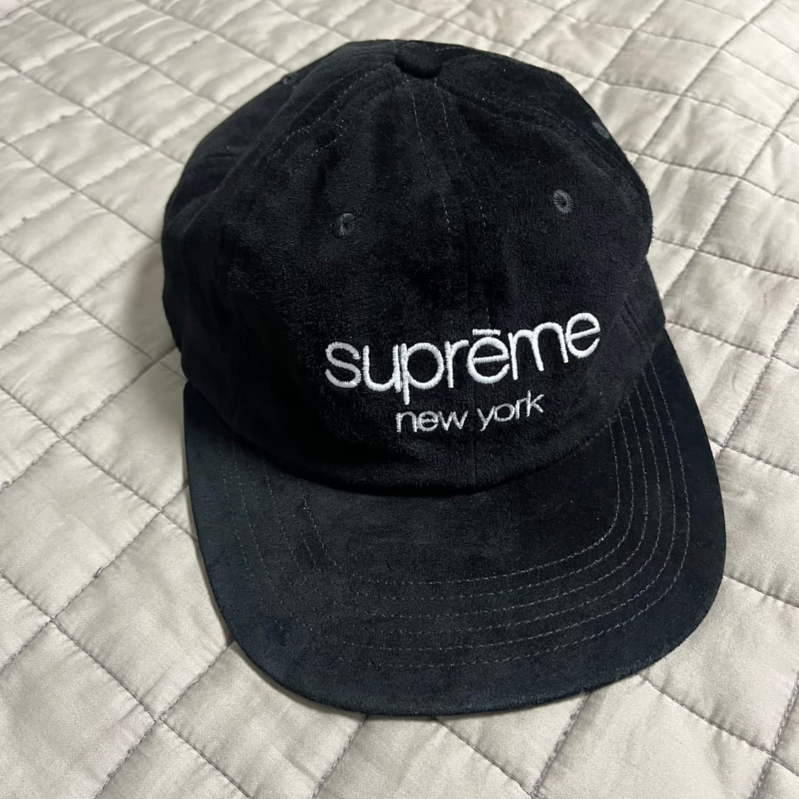 슈프림 스웨이드 캡 모자 상품이미지2
