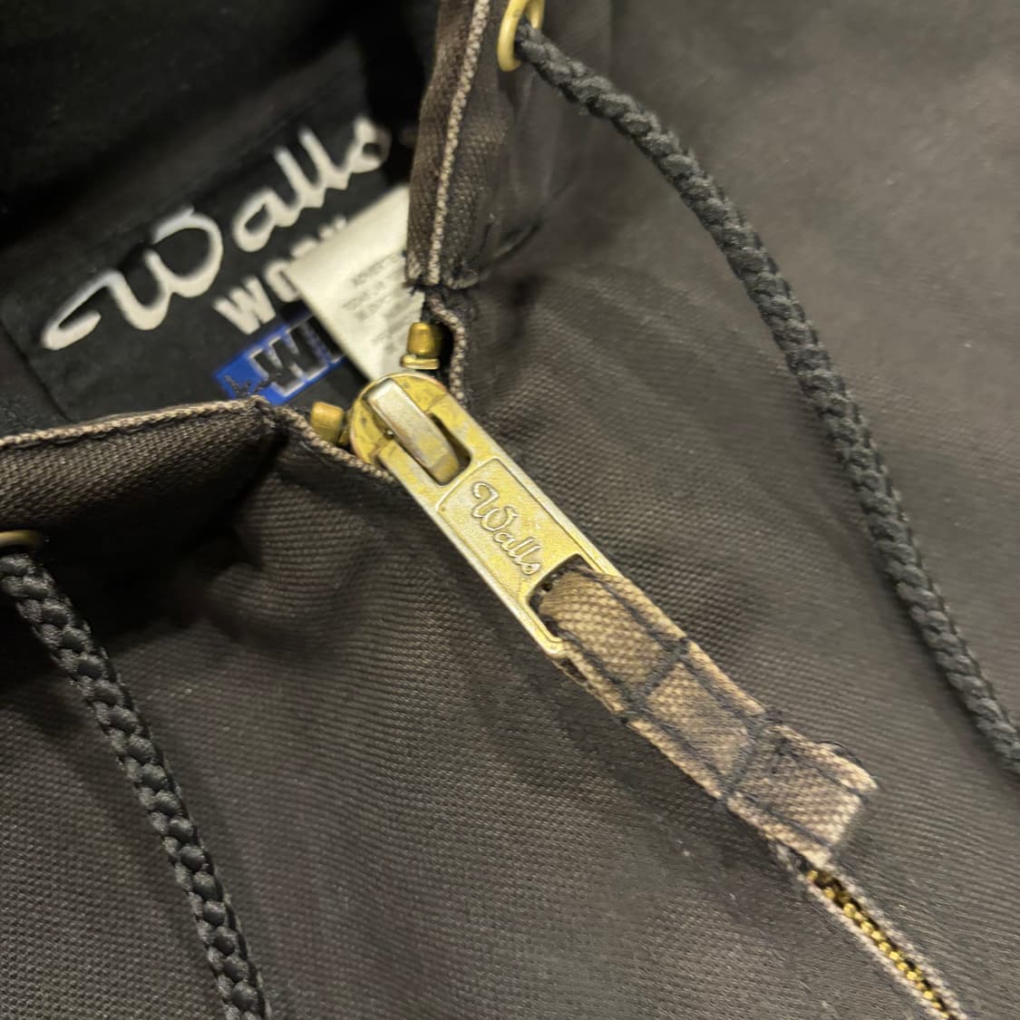 [L] Wallo 레귤러핏 후드 워크 자켓 블랙 B649 상품이미지4