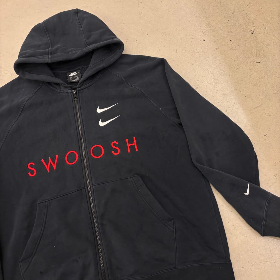 나이키 더블스우시 빅로고 후드집업 상품이미지2