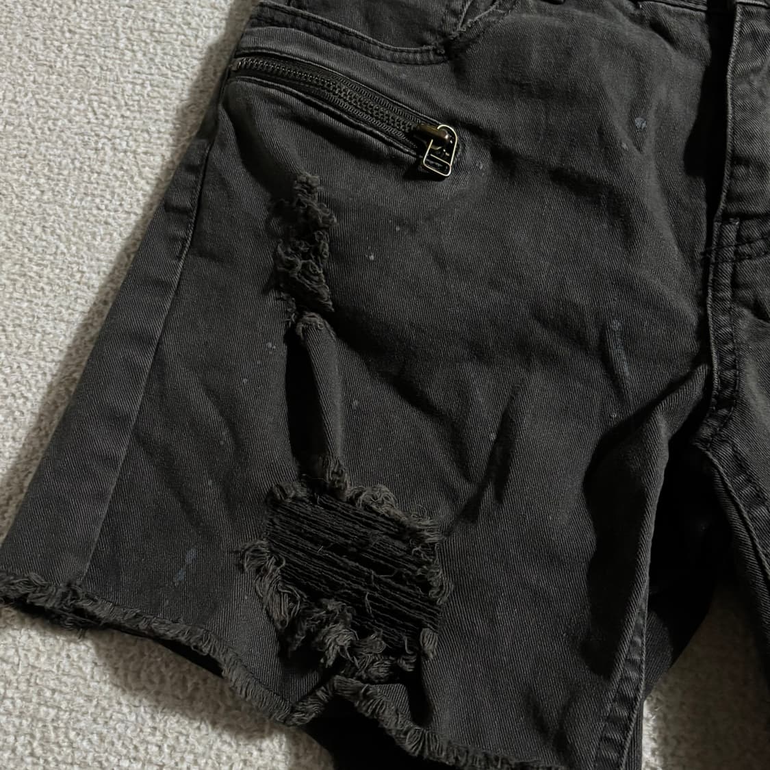 JEEP 지프 핀터깔 y2k 데님 숏팬츠 상품이미지3