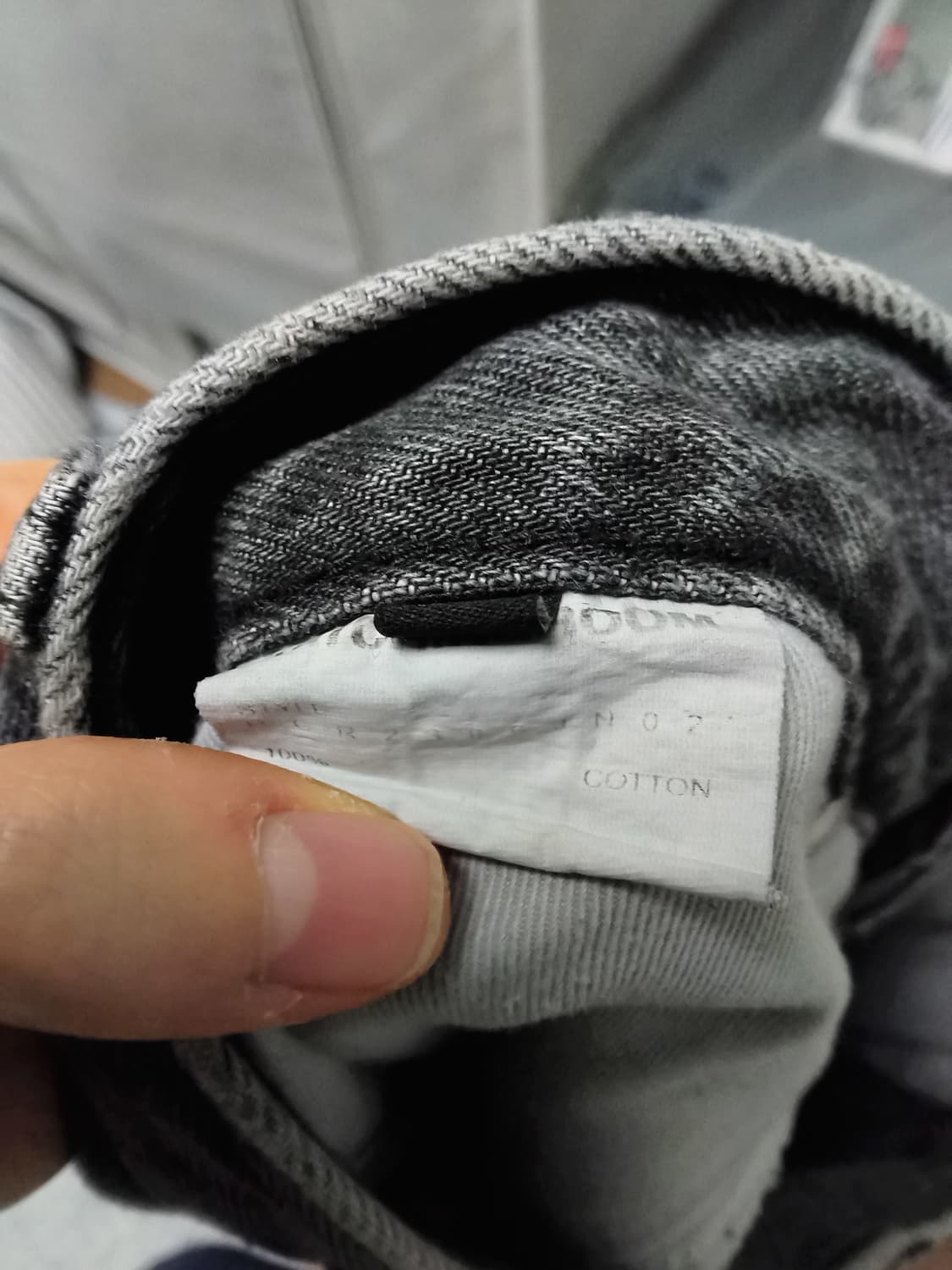 [4]해칭룸 와이드 커브진 워시드블랙 상품이미지6