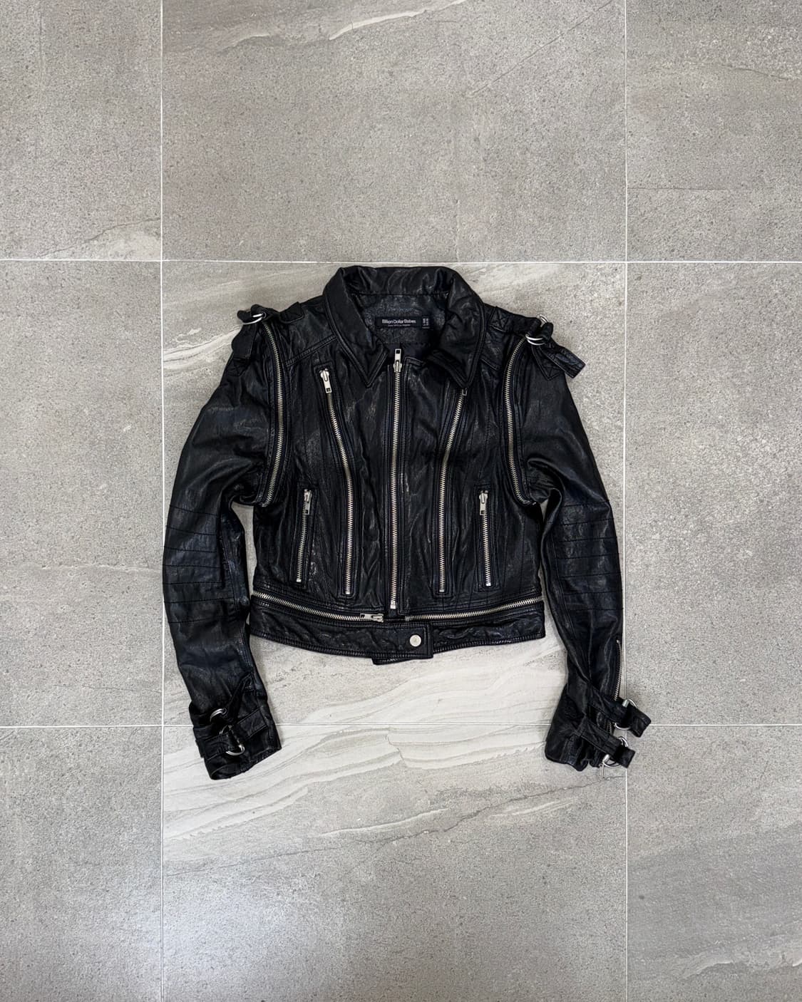 Bilion Dollar Babes lamb skin zipper jk 상품이미지1