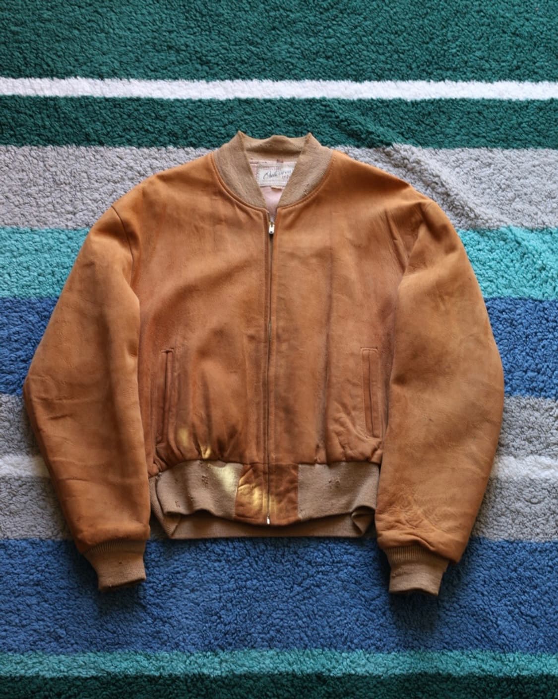 Hercules(허큘리스) 5~60s 디어스킨 스웨이드 봄버자켓 상품이미지1