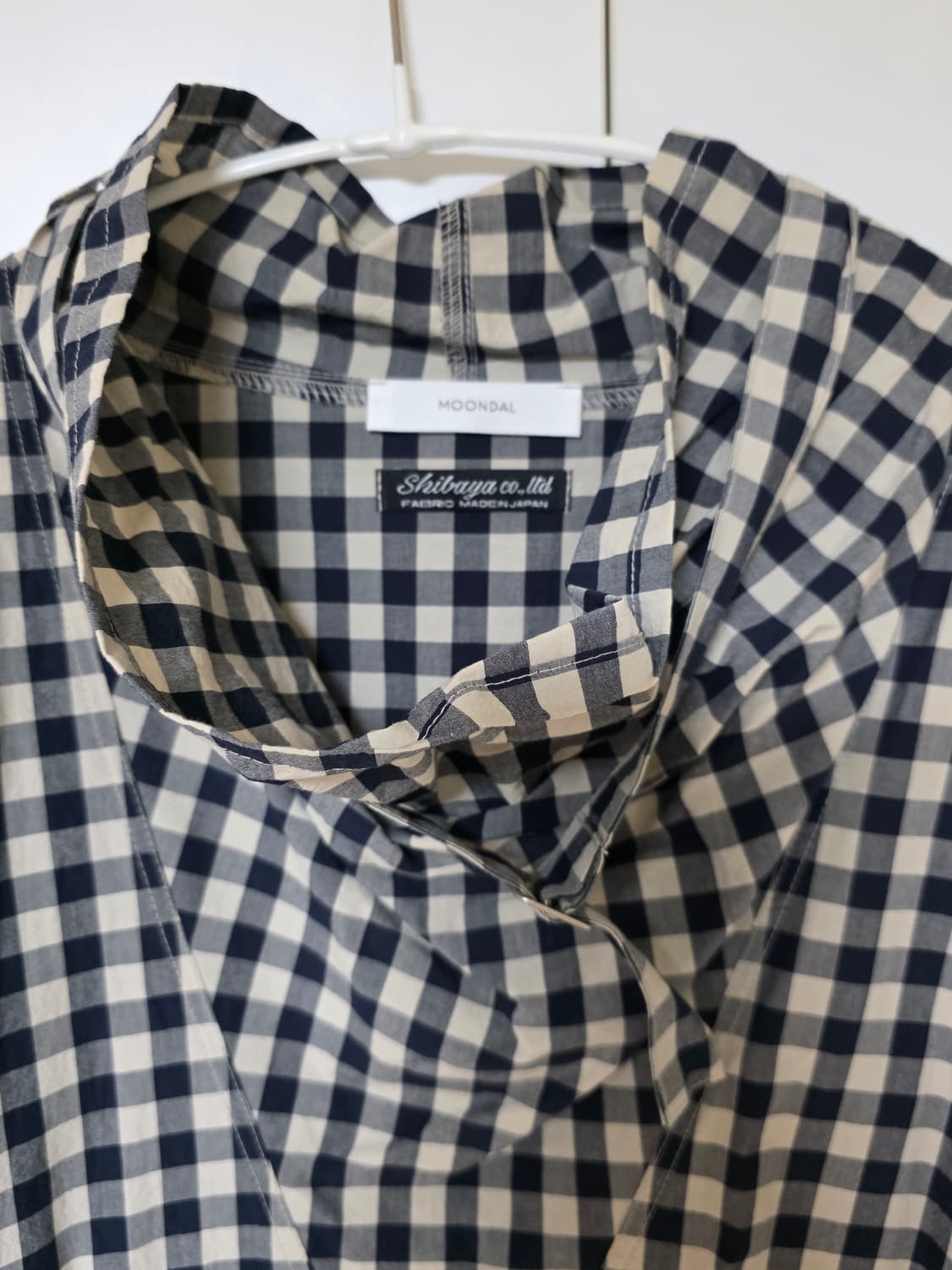 문달 belted anorak in navy 상품이미지5