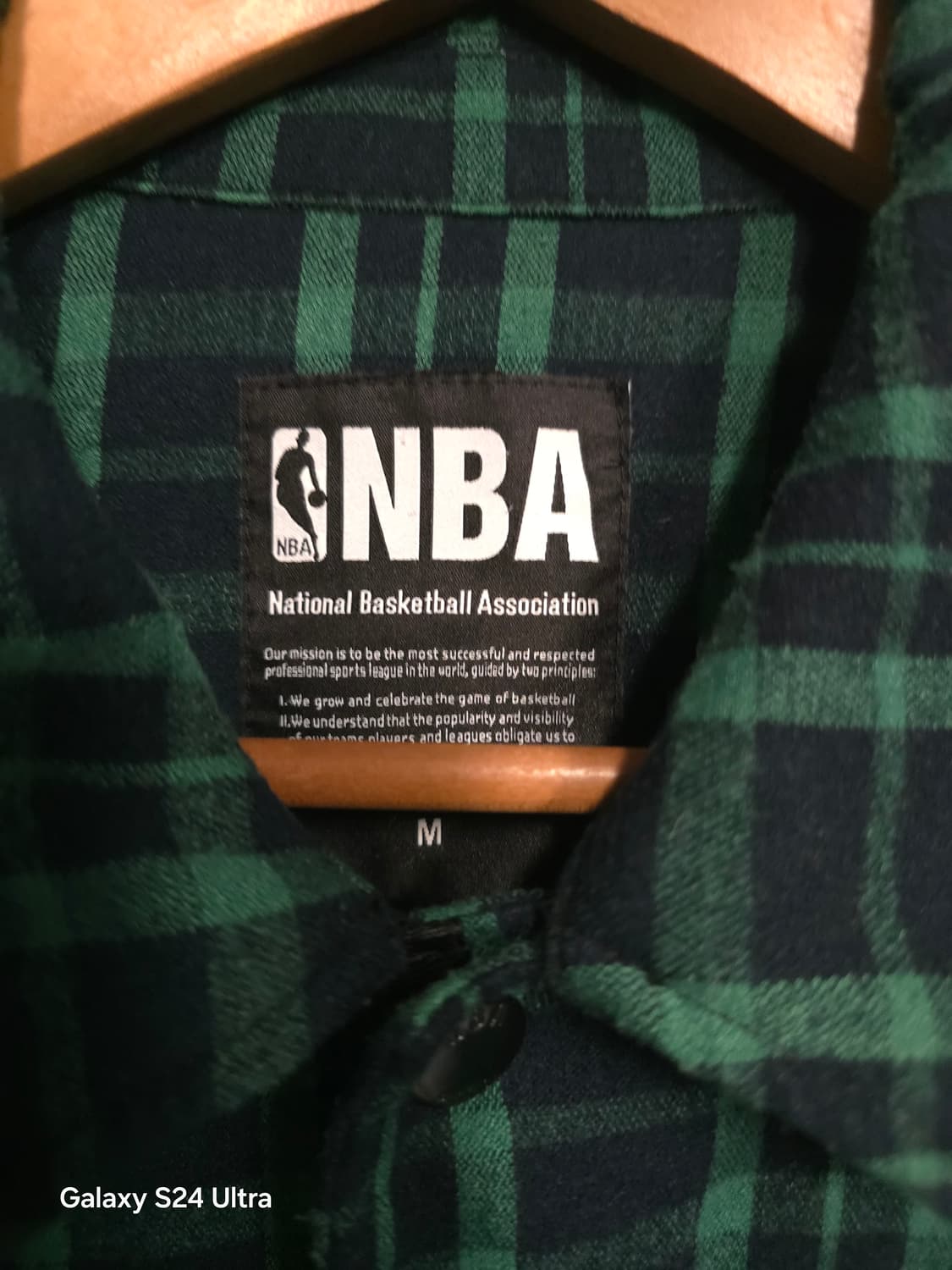 NBA 필라델피아 체크 셔츠 M ✨️정품✨️ 상품이미지3