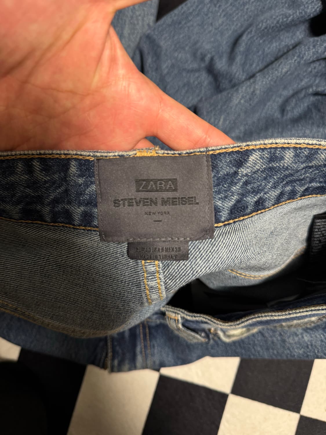 자라x스티븐 마이젤 데님팬츠 40 상품이미지5
