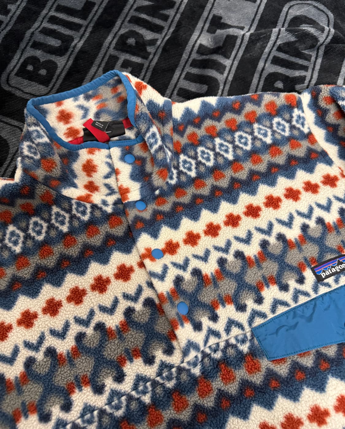 파타고니아 신칠라 스냅 티 풀 오버 클리프 언더워터 블루 상품이미지3