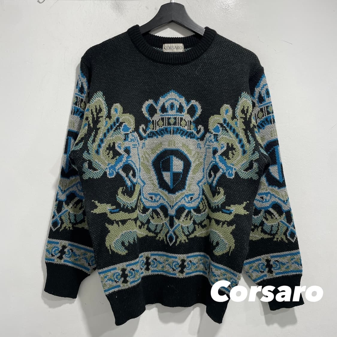 카르사로 그래픽 패턴 니트  상품이미지1