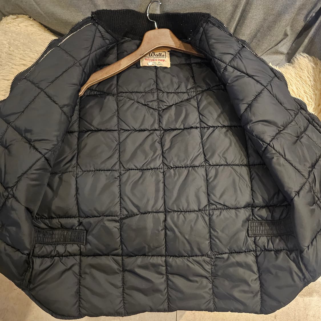 Wallo 빈티지 조끼패딩 베스트 웨스턴 상품이미지5