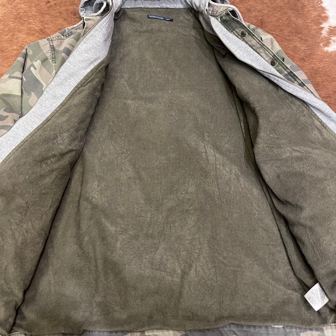 Vintage 카모 후드자켓 상품이미지5