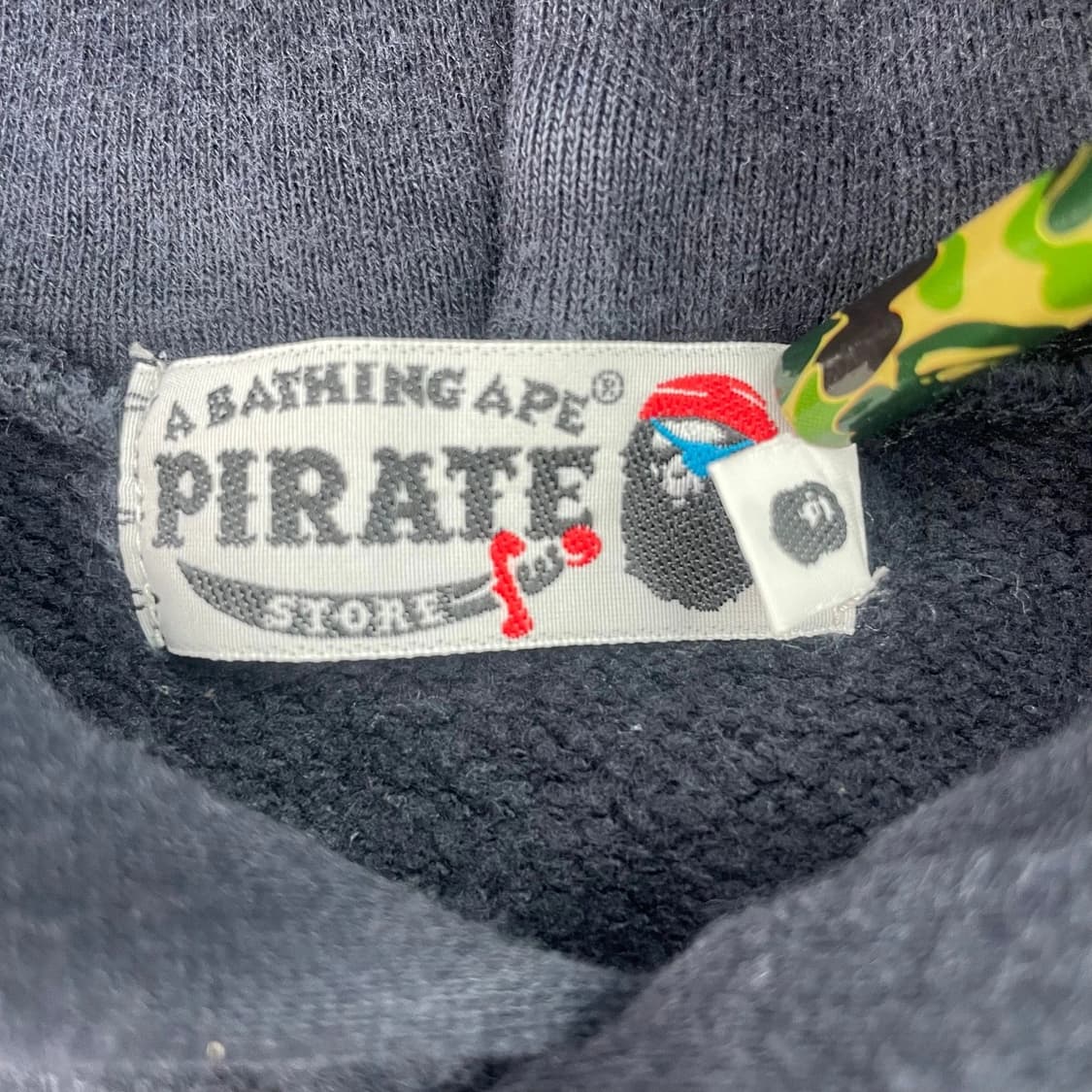 베이프 Pirate Store 베이비 마일로 로고 후드티 M 상품이미지7