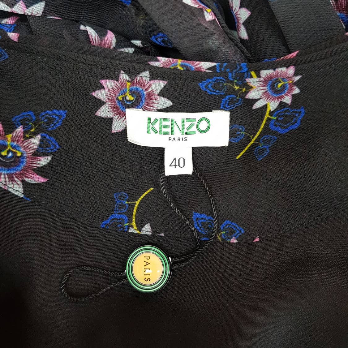 겐조 플로럴 쉬폰 롱 원피스 40사이즈 상품이미지7