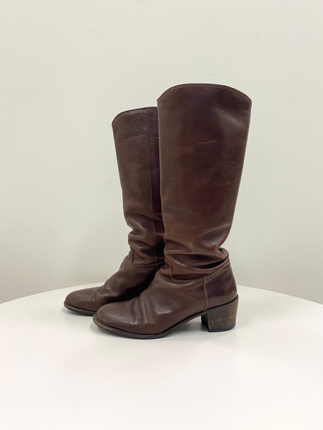 아페쎄 레더 롱 부츠 상품이미지2