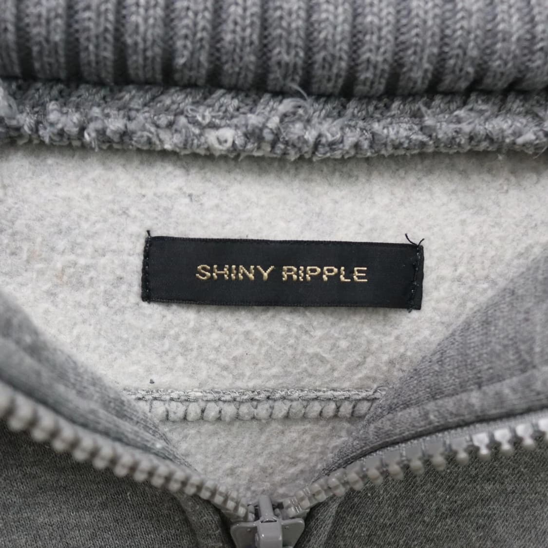 SHINY RIPPLE 하이넥 후드 집업 62371 상품이미지8