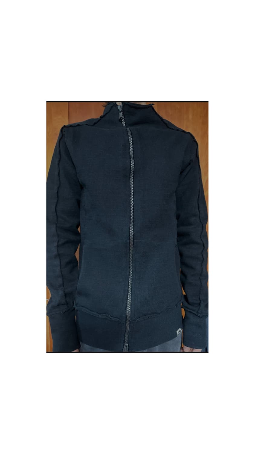 립반윙클 비대칭 하드 스웻 집업 자켓 3사이즈 상품이미지1