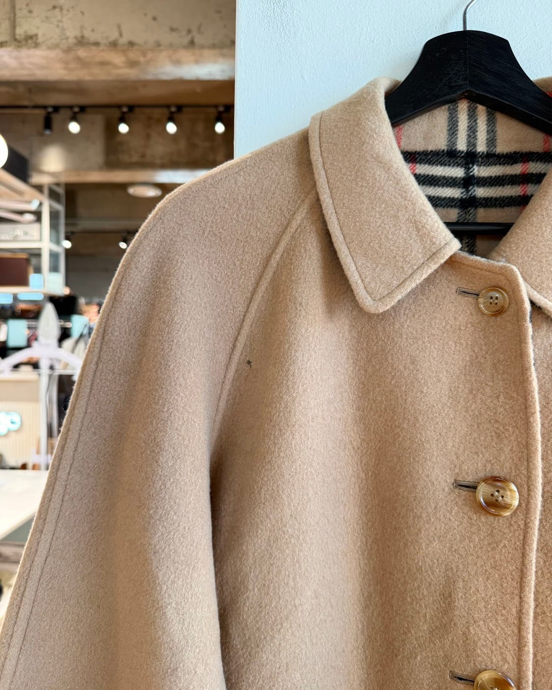 버버리 노바체크 리버시블 울 코트  상품이미지7