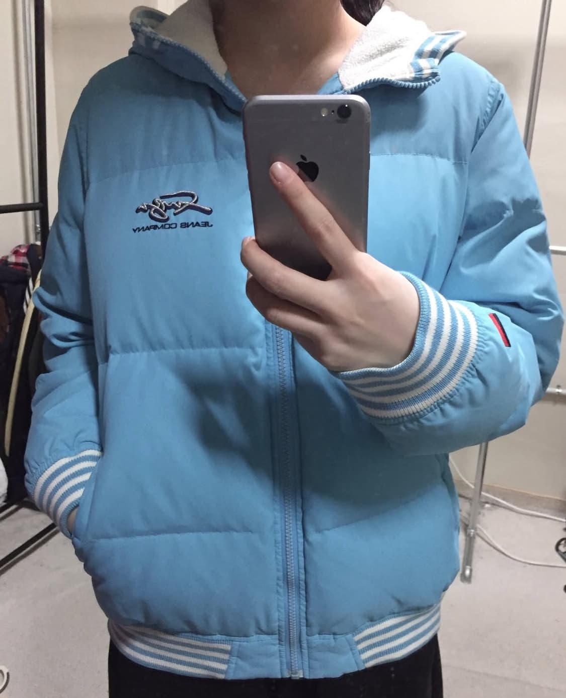 후부 하늘 패딩 90 상품이미지1