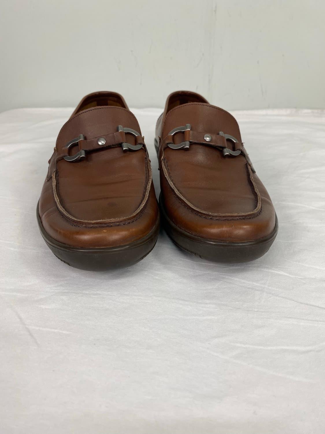 페라가모 간치니 브라운 가죽 로퍼 265 <63> 상품이미지5