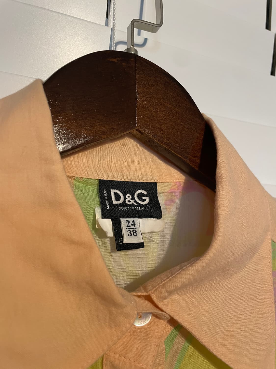 돌체앤가바나 빈티지 네온 셔츠 상품이미지6