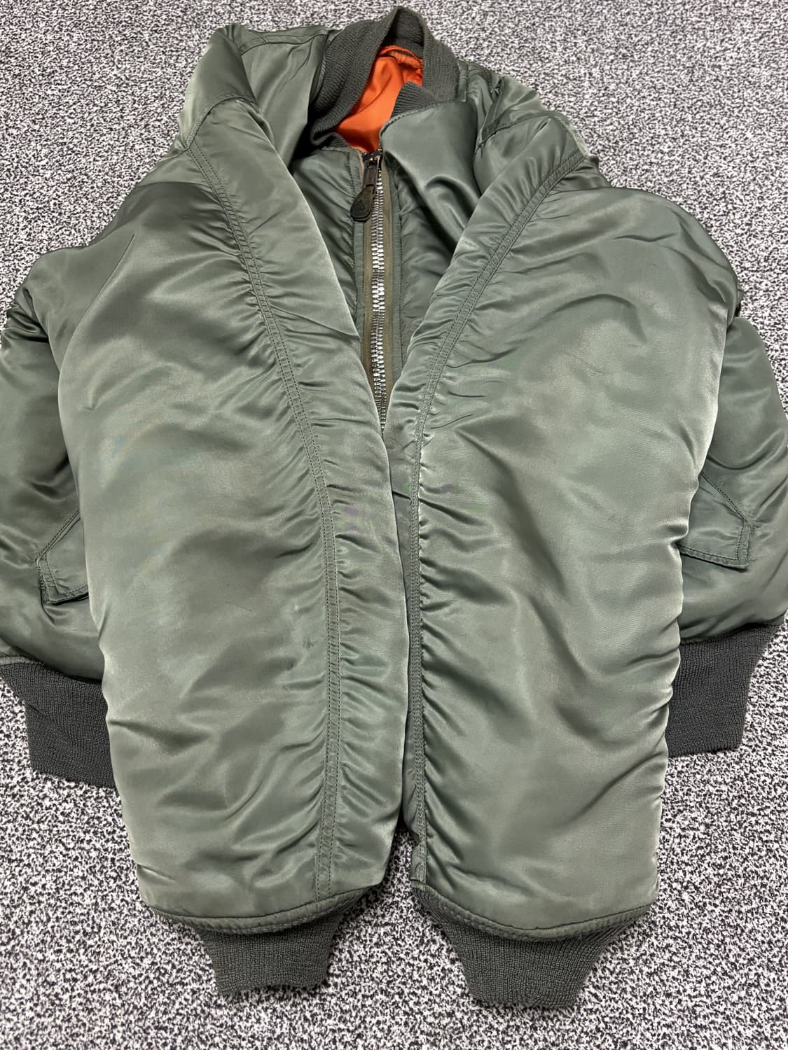 70s 오리지널 MA-1 자켓 E타입 상품이미지7