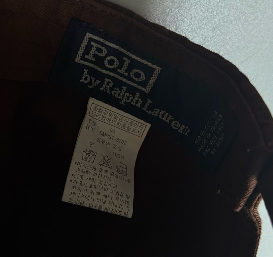 Polo 폴로랄프로렌 초코 x 브라운 코튼 치노 볼캡 상품이미지6