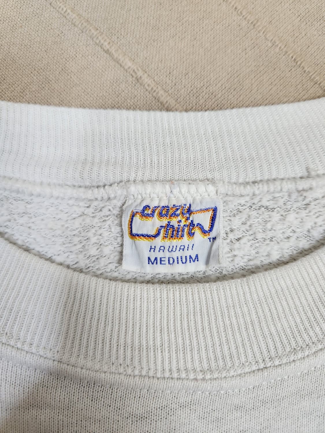 90s 빈티지 USA crazy shirts 맨투맨 스웨트셔츠 M 상품이미지4