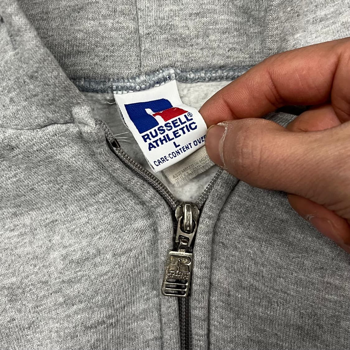 90s 러셀 블랭크 후드 집업 (105) 상품이미지4