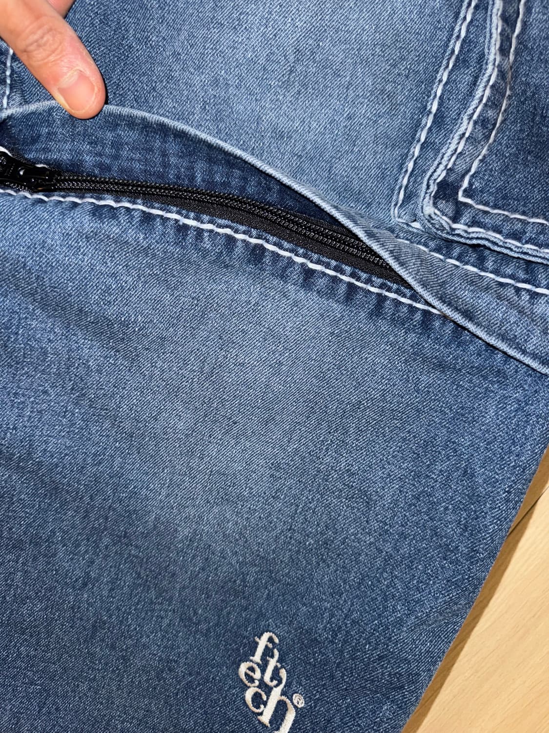 [Xl] 트루릴리전x페치 세퍼레이트 카고팬츠 인디고 상품이미지3