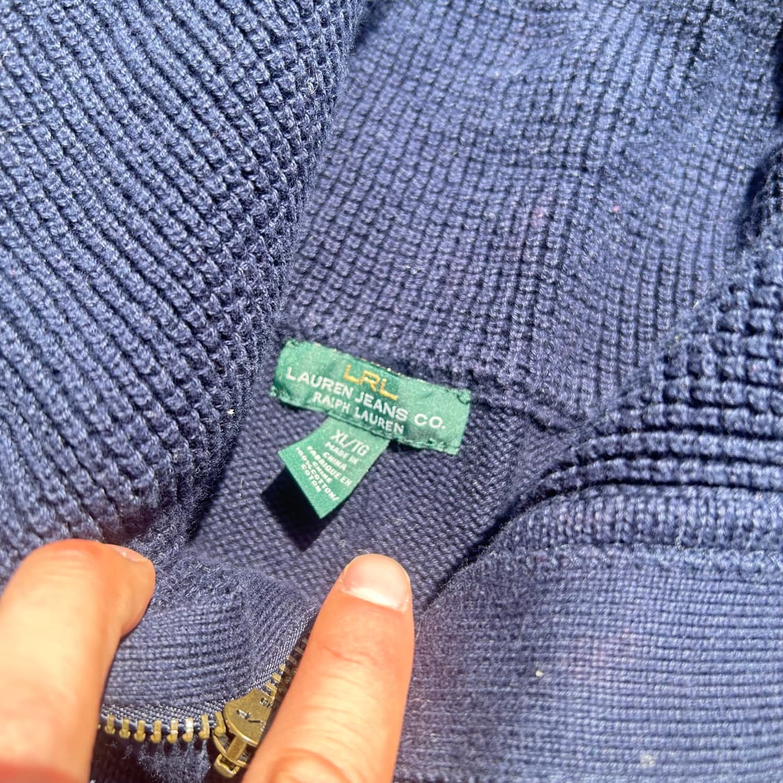 폴로 랄프로렌 (POLO RalphLauren) 숄카라 니트 상품이미지4