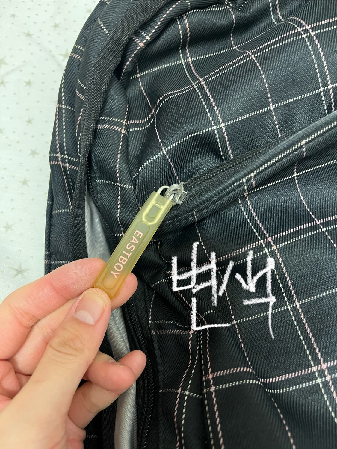 블랙핑크 체크패턴 백팩 + 치이카와 릴패스 🎀 상품이미지5