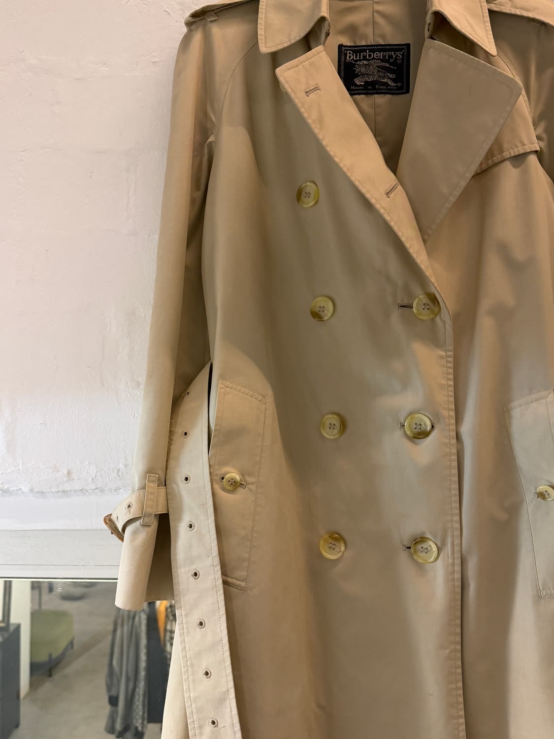 Burberrys 버버리 베이지 하프 트렌치 코트 M 상품이미지3