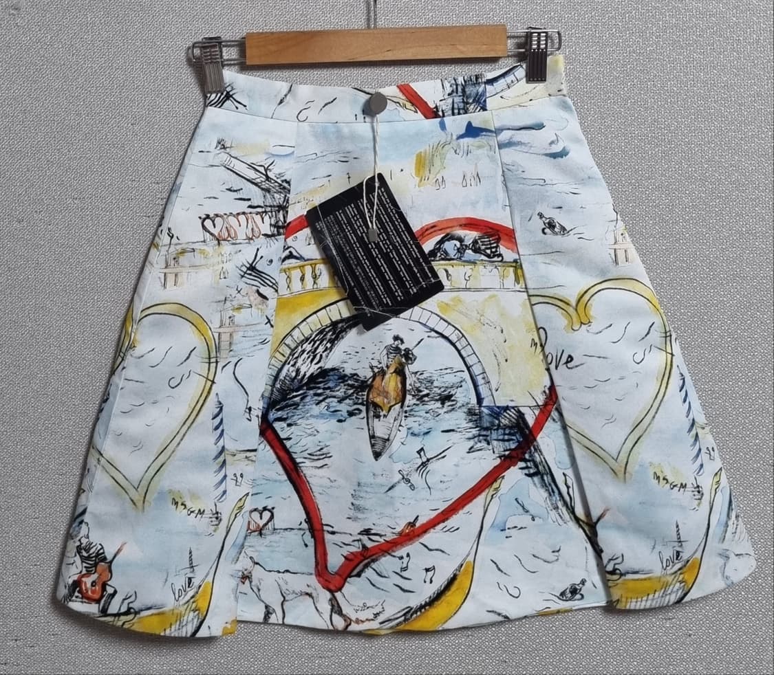 새상품) S ) MSGM X YOOX 패턴 스커트 상품이미지1