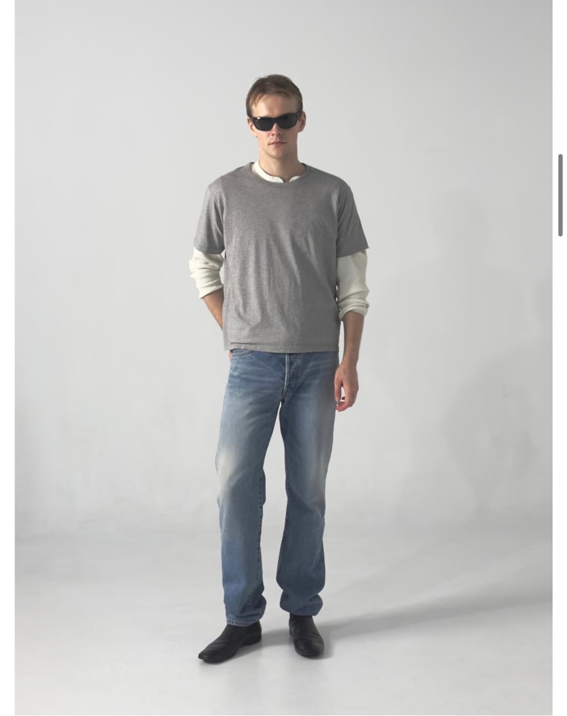 Htae Timeworn 47' Natural Indigo Denim  상품이미지1